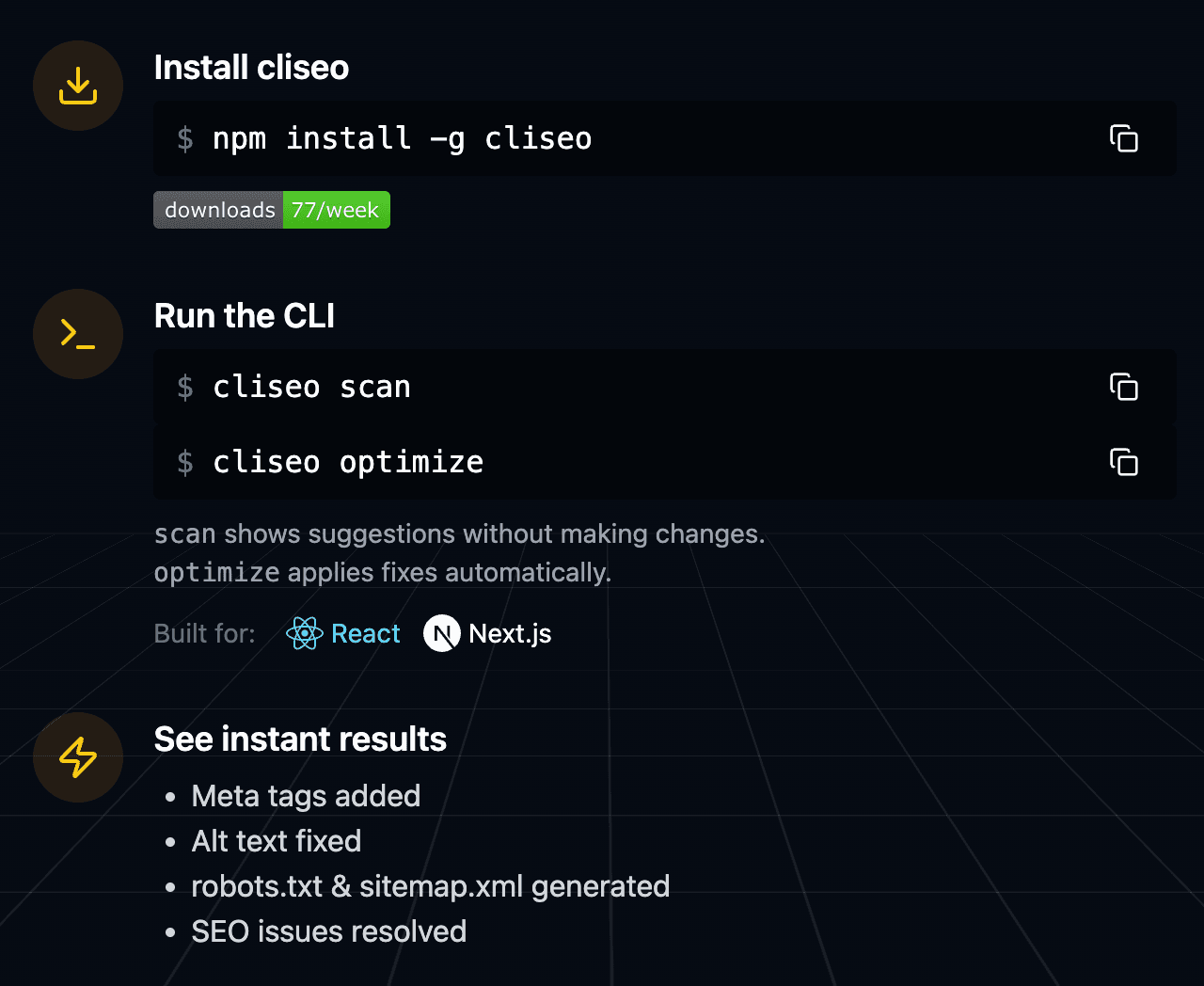 cliseo screenshot 1