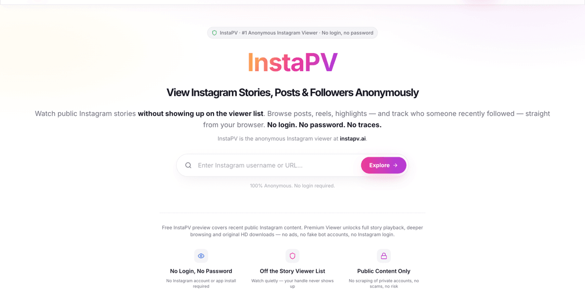 InstaPV screenshot 1