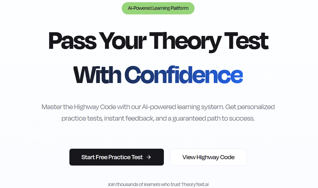 TheoryTestAI screenshot 1