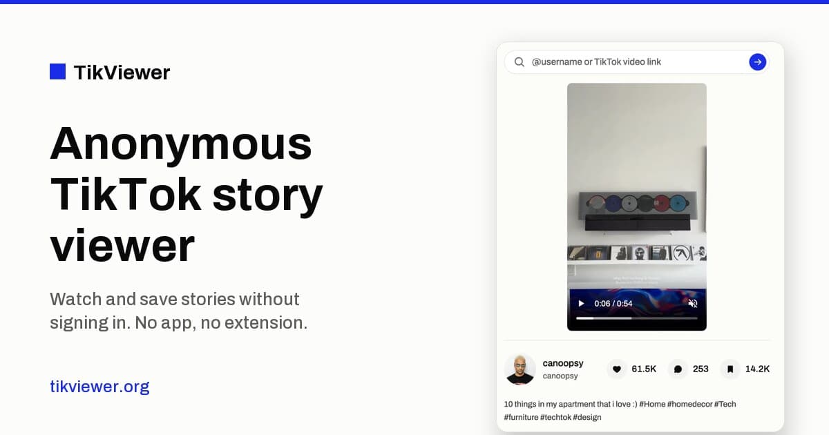 TikViewer screenshot 1