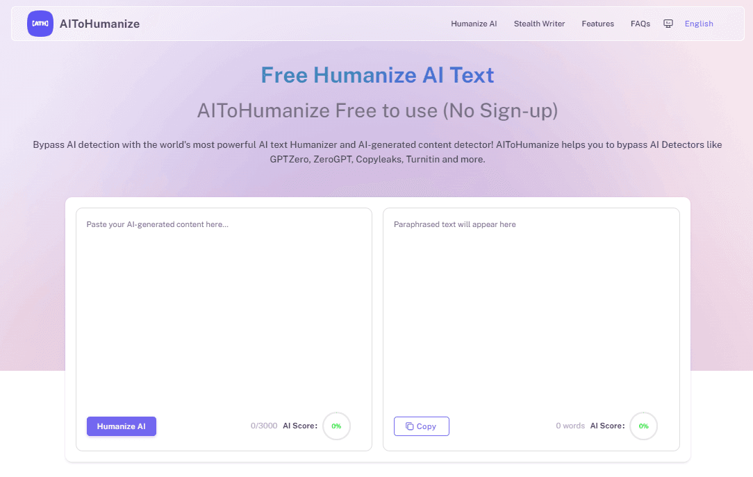 AIToHumanize screenshot 1