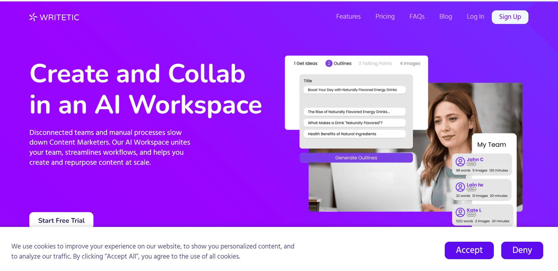 Writetic screenshot 1