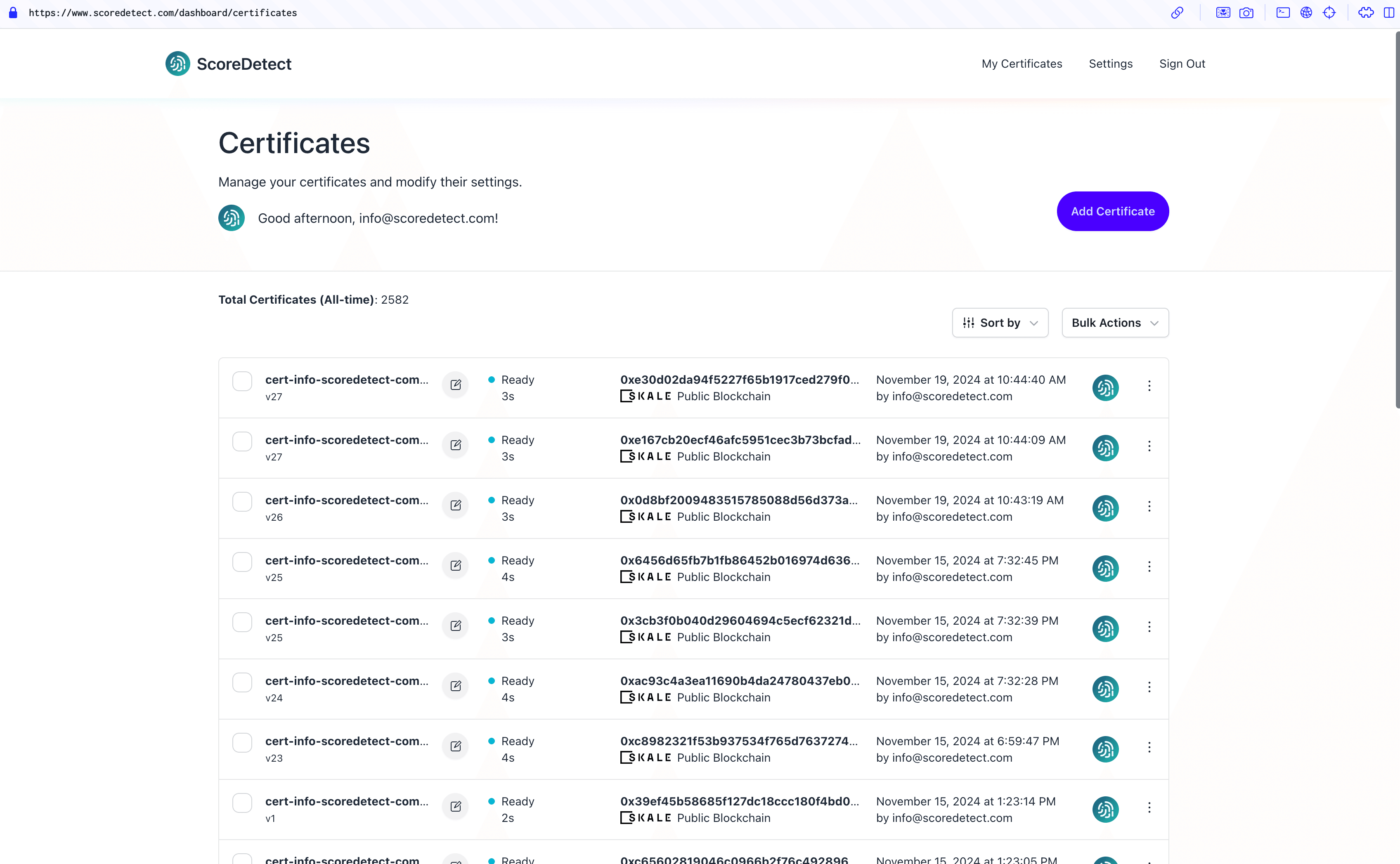 ScoreDetect screenshot 1