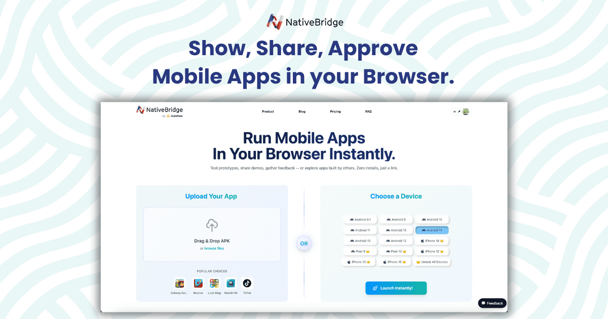 NativeBridge screenshot 1