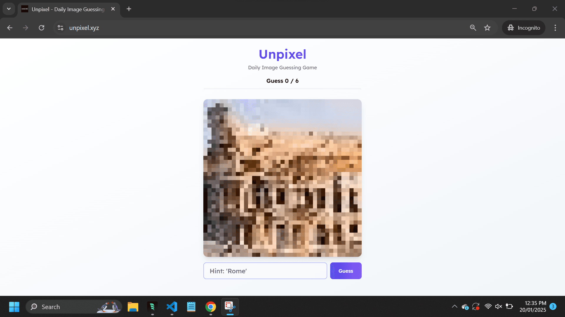 Unpixel screenshot 1