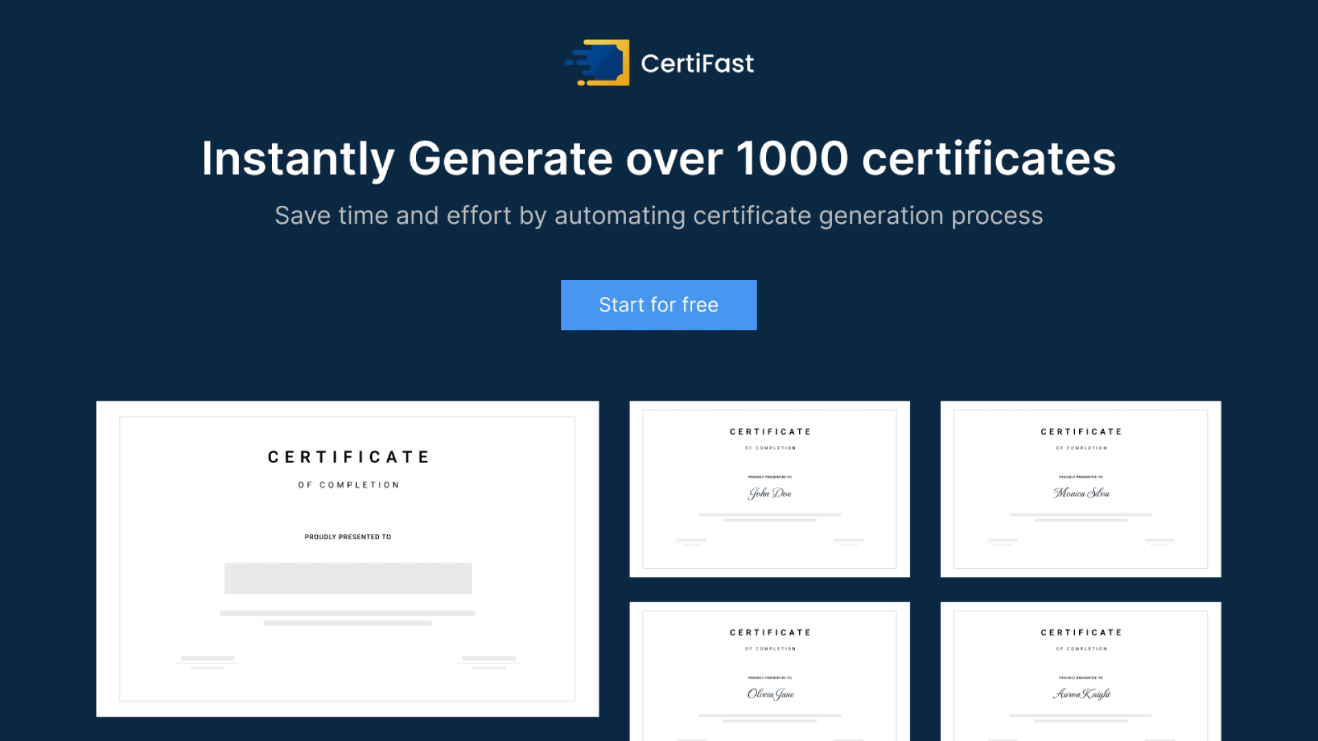 Certifast screenshot 1