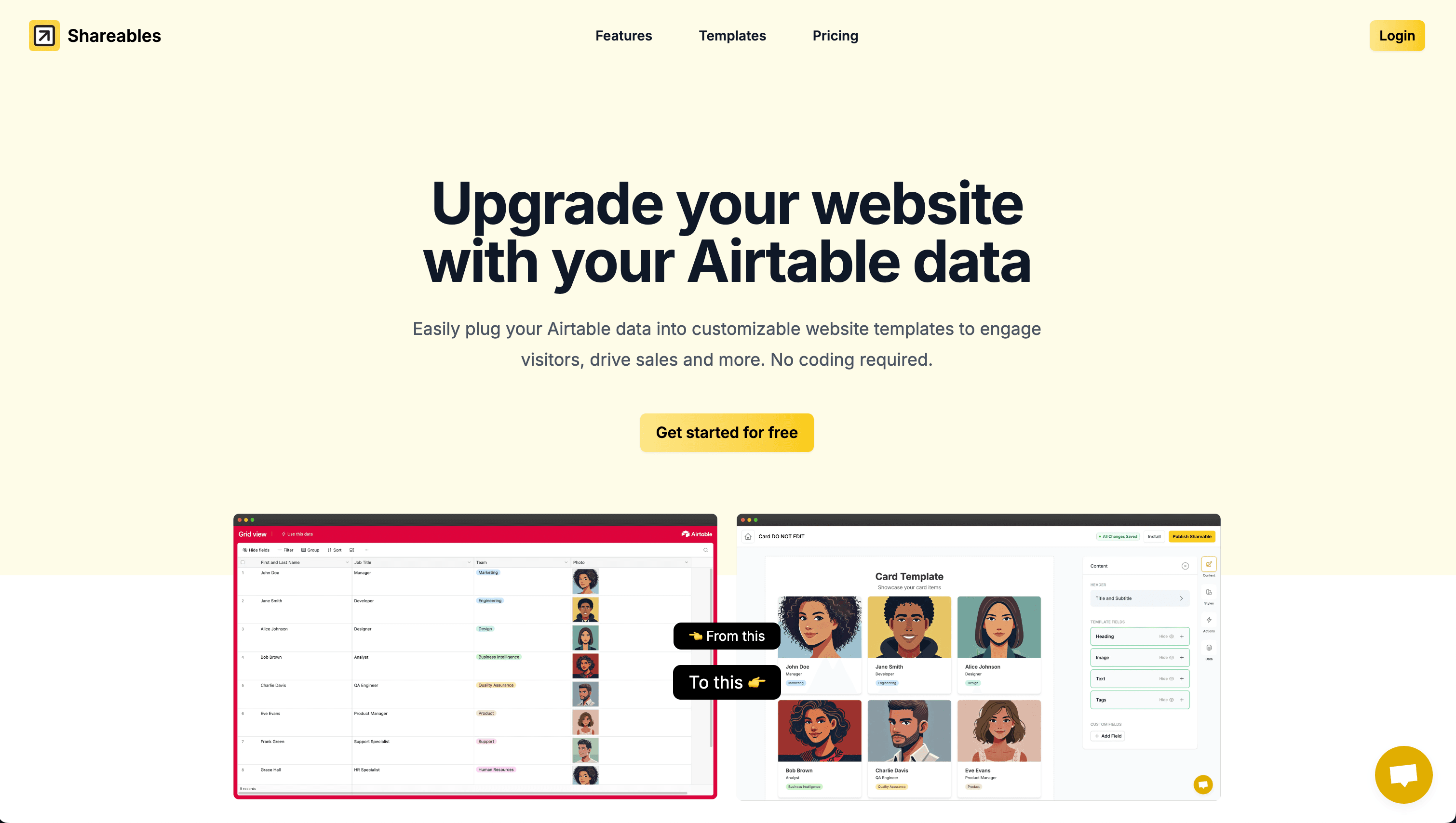 Shareables screenshot 1