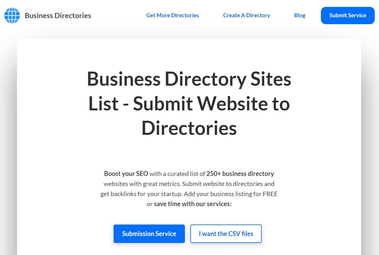 Business Directory Sites screenshot 1