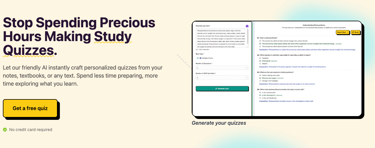 Quizcreatorpro screenshot 1