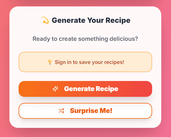 ReciBee — Voice-Powered Recipe Assistant screenshot 1