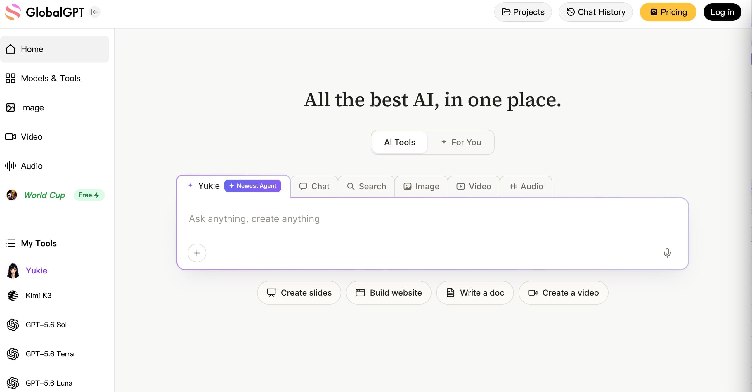 GlobalGPT screenshot 1