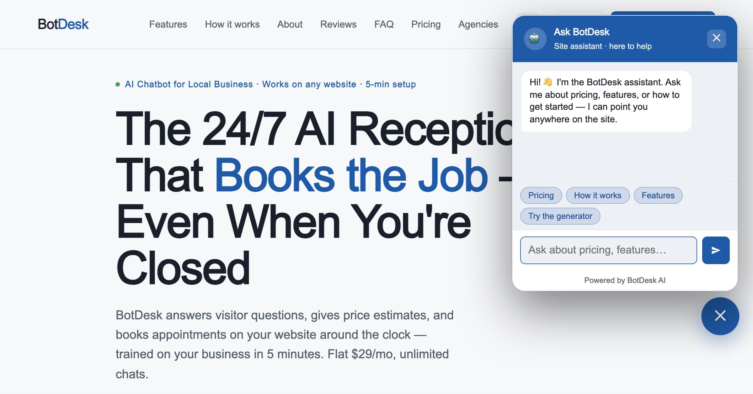 BotDesk screenshot 1