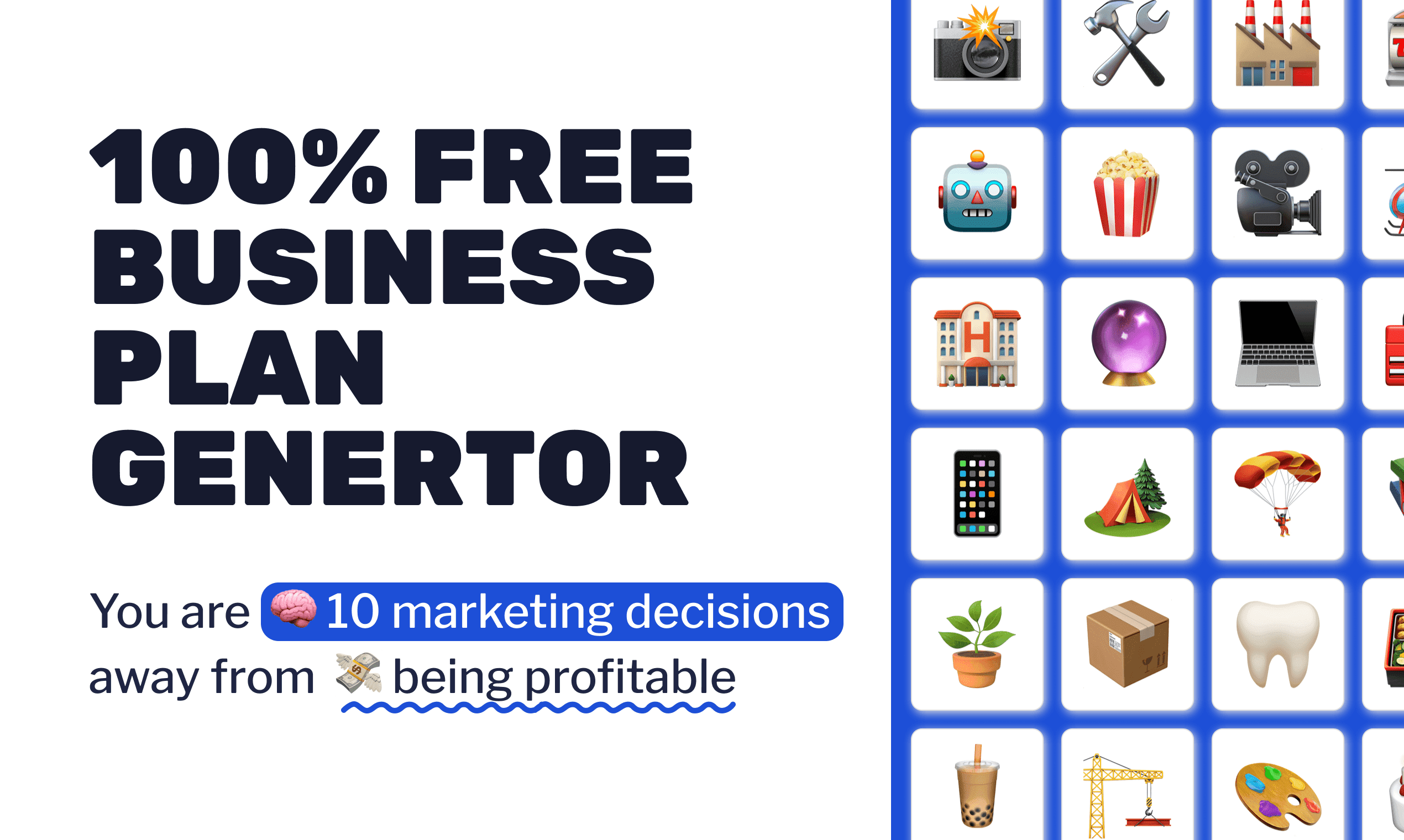 Business Plan Generator screenshot 1
