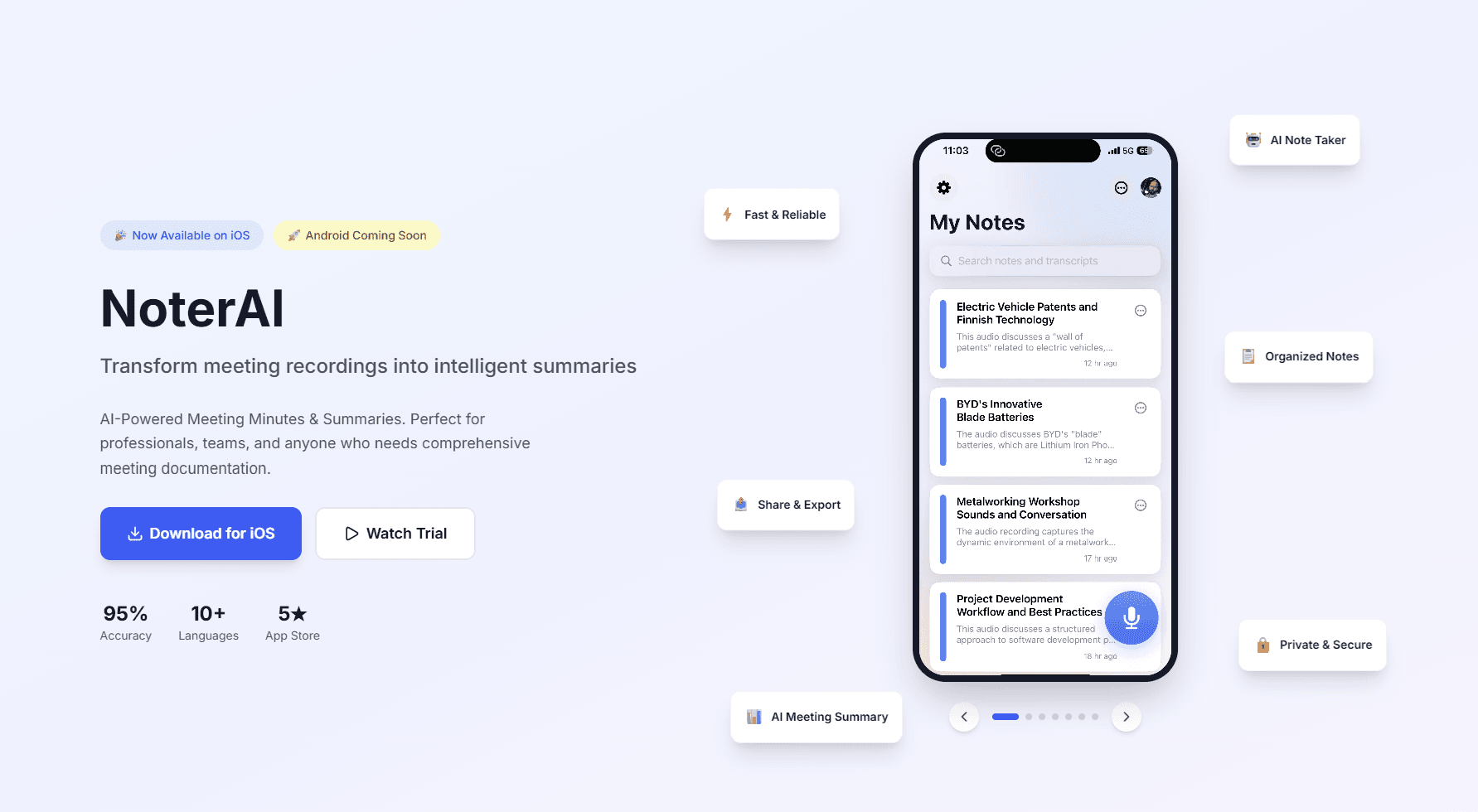 Noter AI screenshot 1