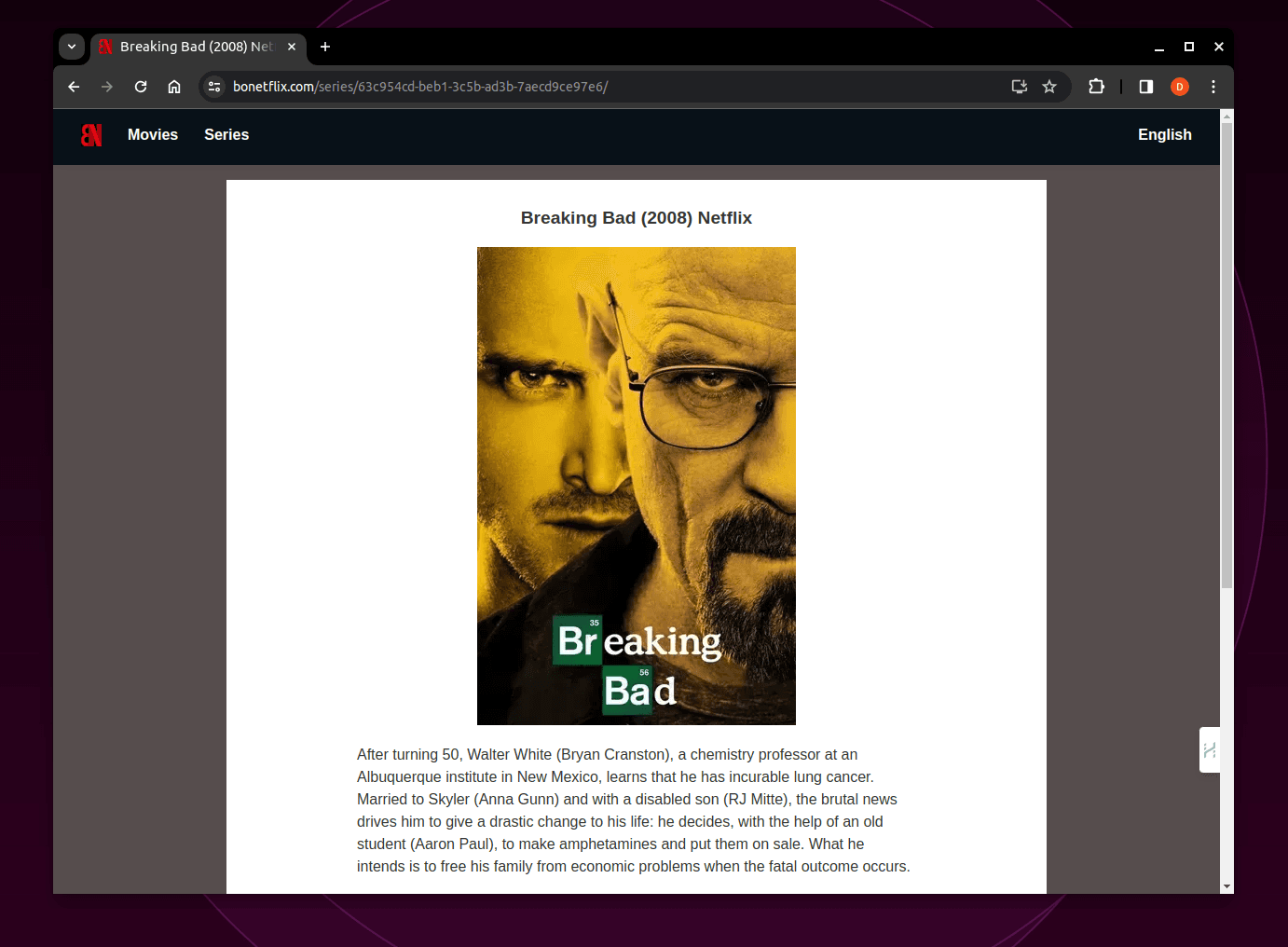 Bonetflix screenshot 1