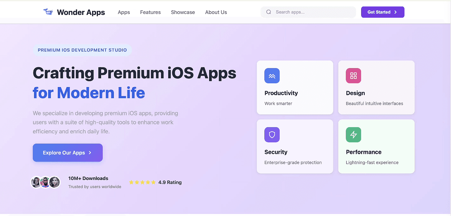 Wonder Apps screenshot 1