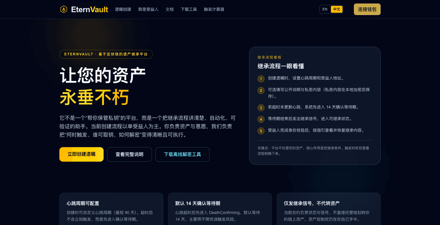 EternVault screenshot 1
