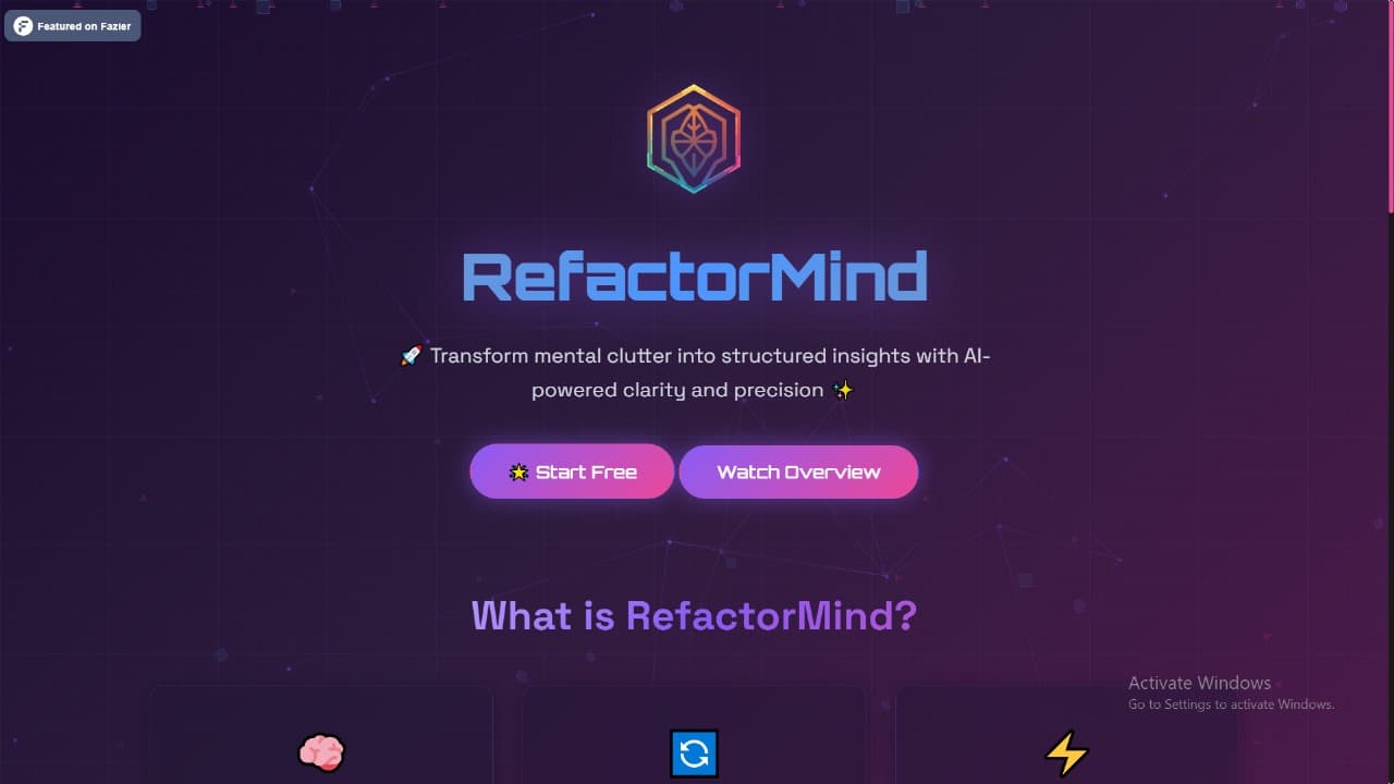 RefactorMind screenshot 1