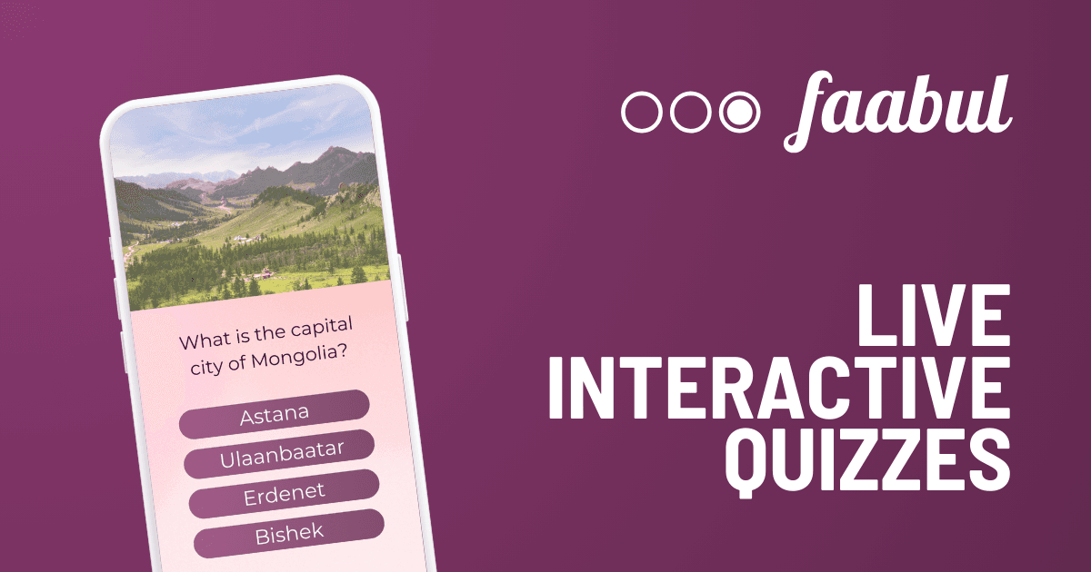 Faabul Live Quizzes screenshot 1