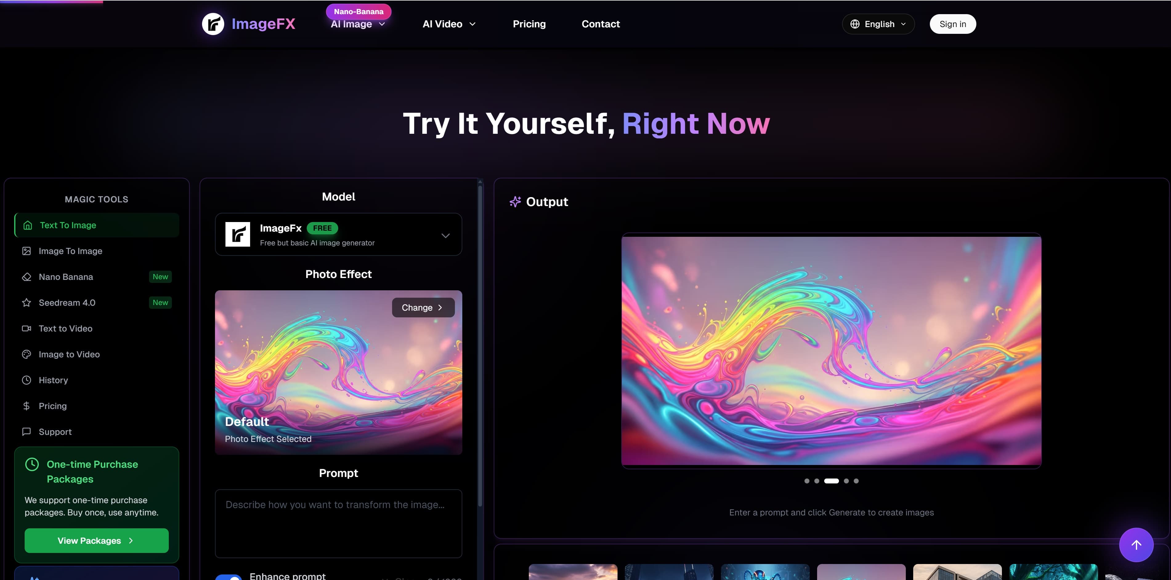 ImageFX screenshot 1