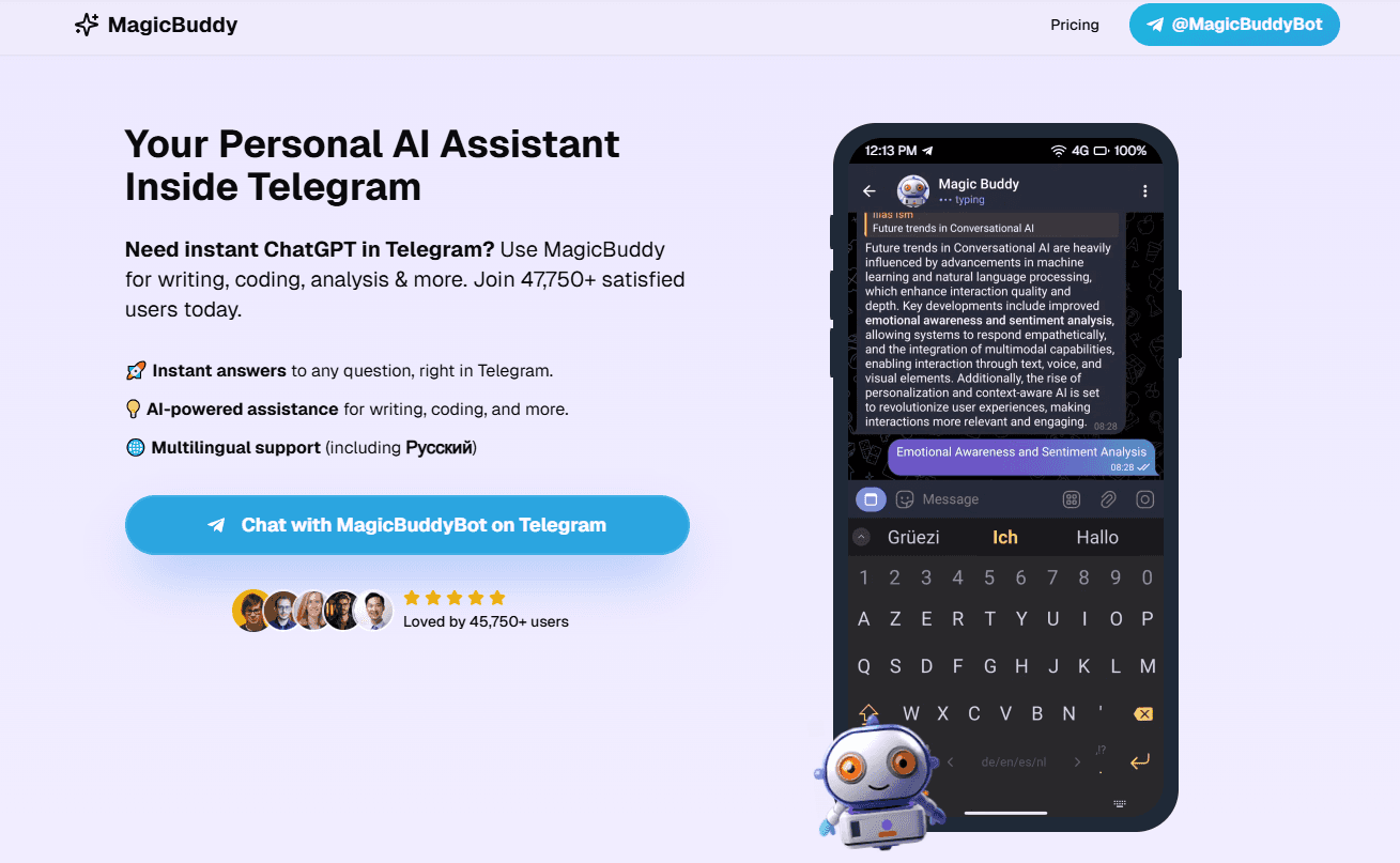 MagicBuddy screenshot 1