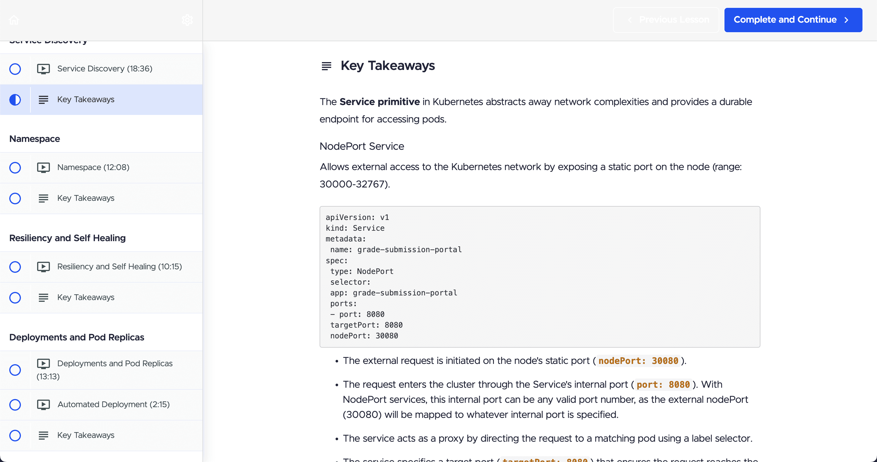 Kubernetes Training screenshot 1