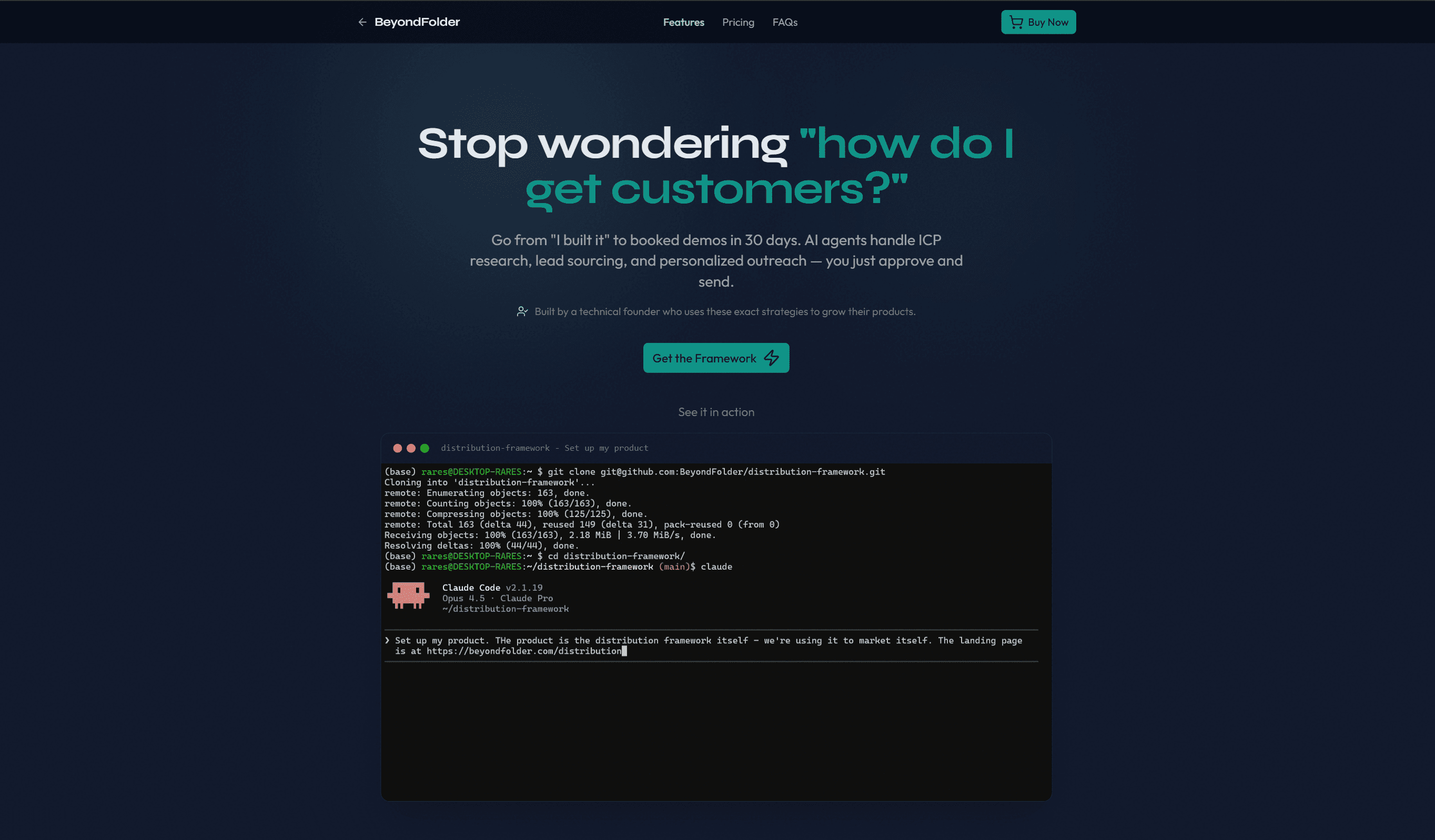 Claude Code Distribution Framework screenshot 1