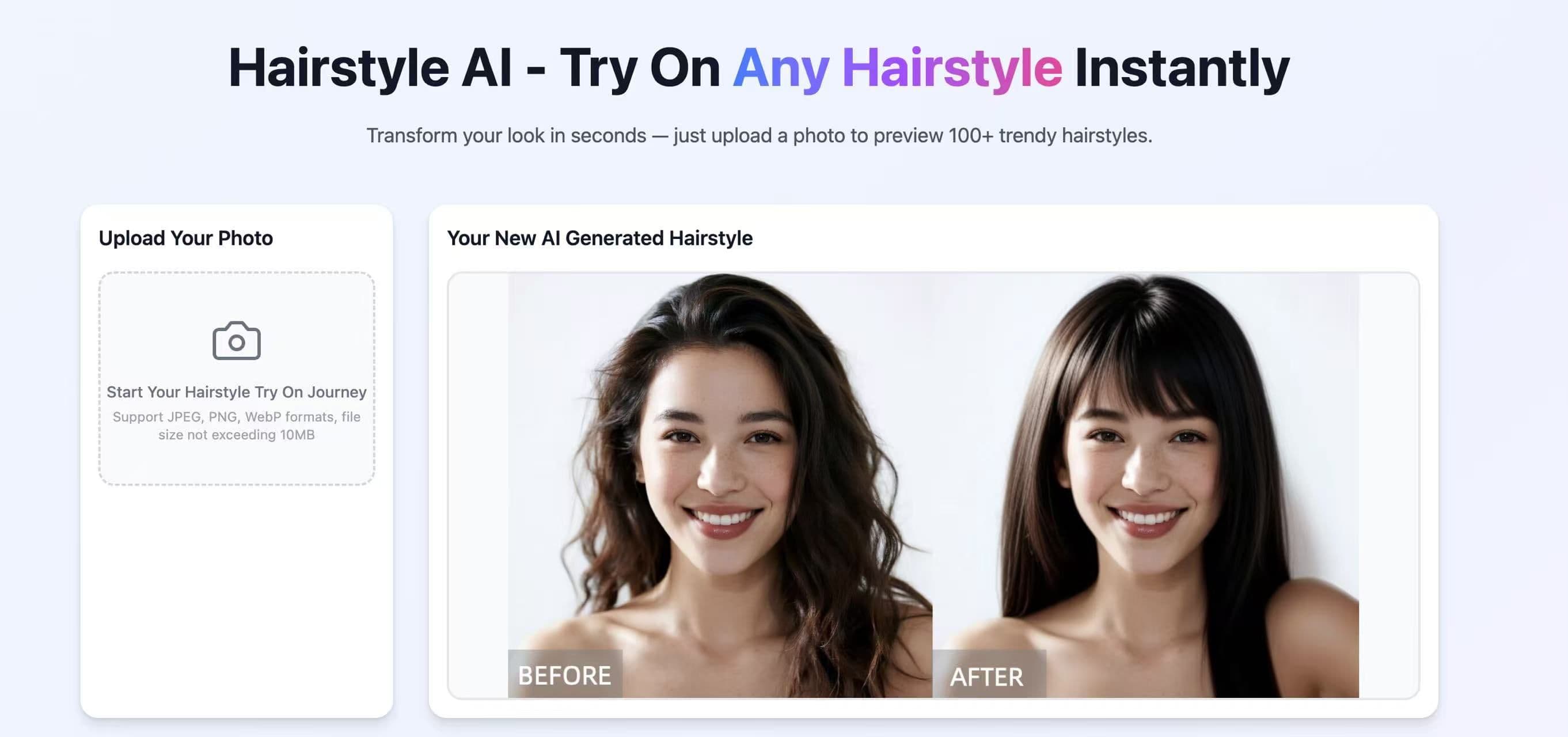 Hairstyle AI screenshot 1