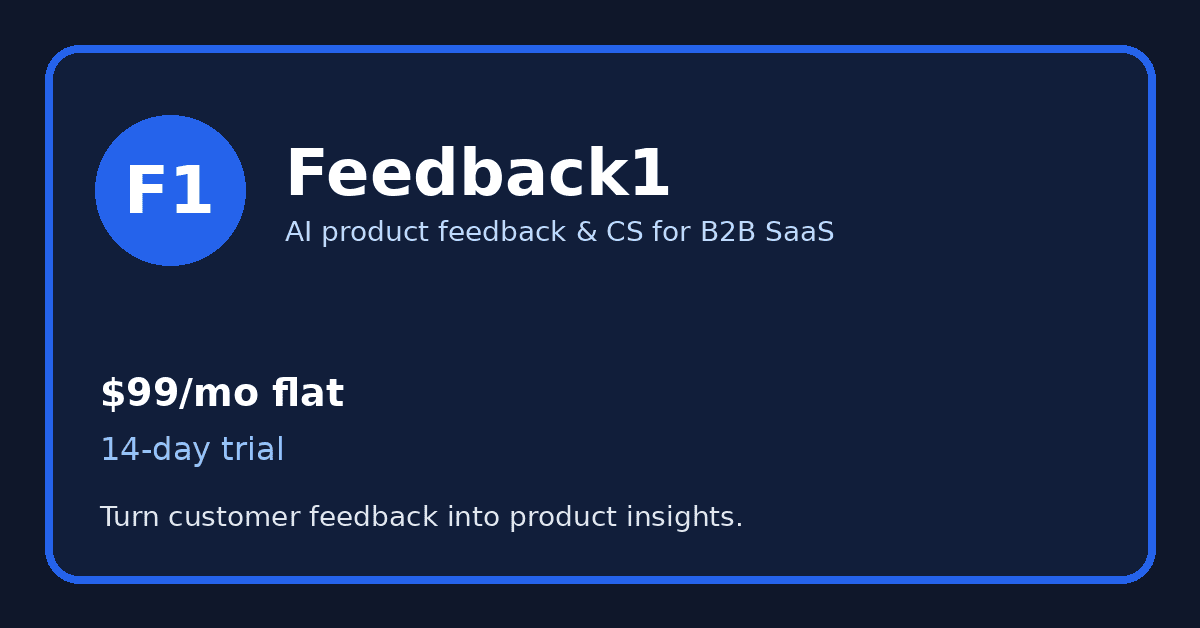 Feedback1 screenshot 1
