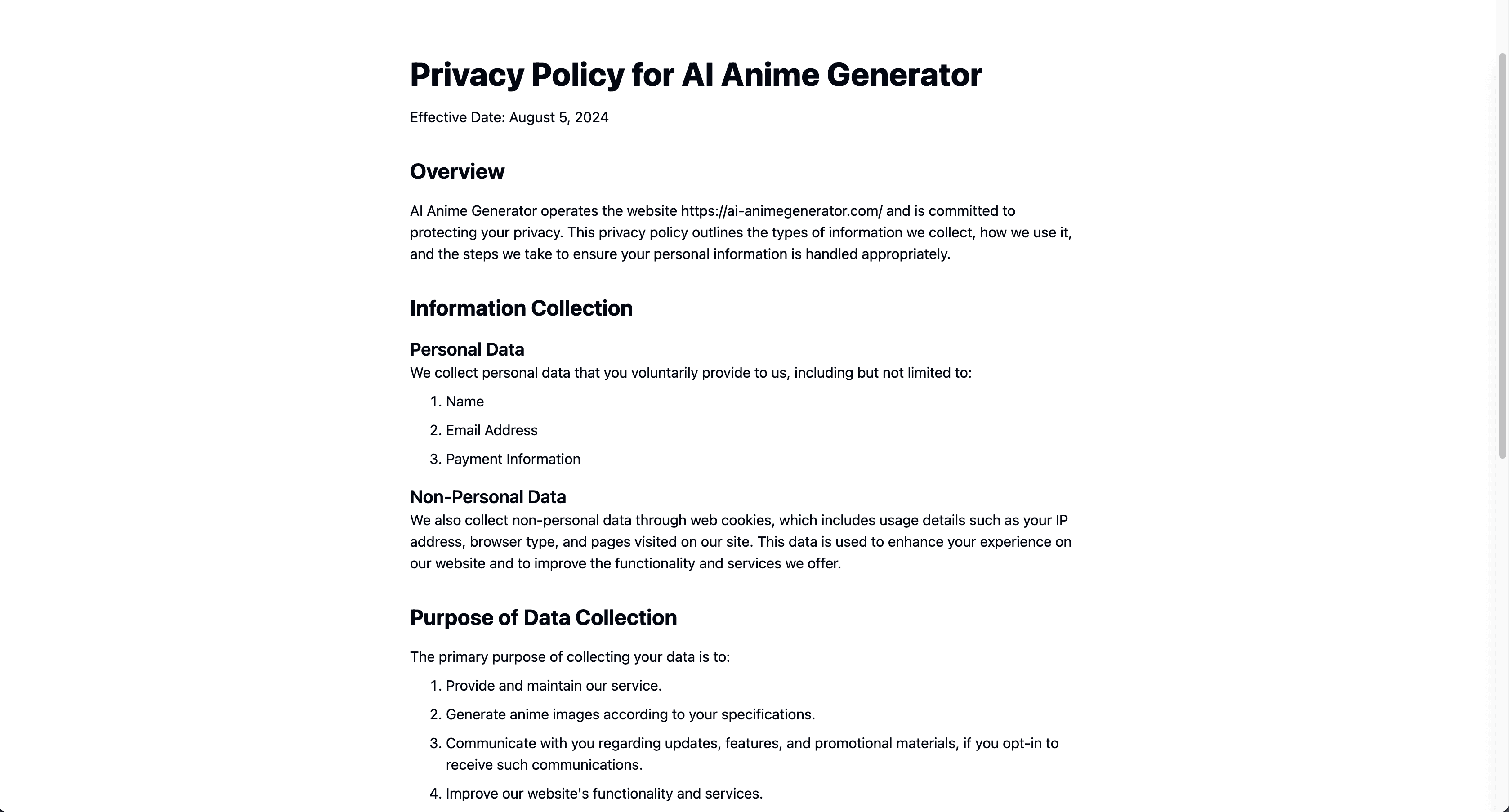  ai anime generator screenshot 1