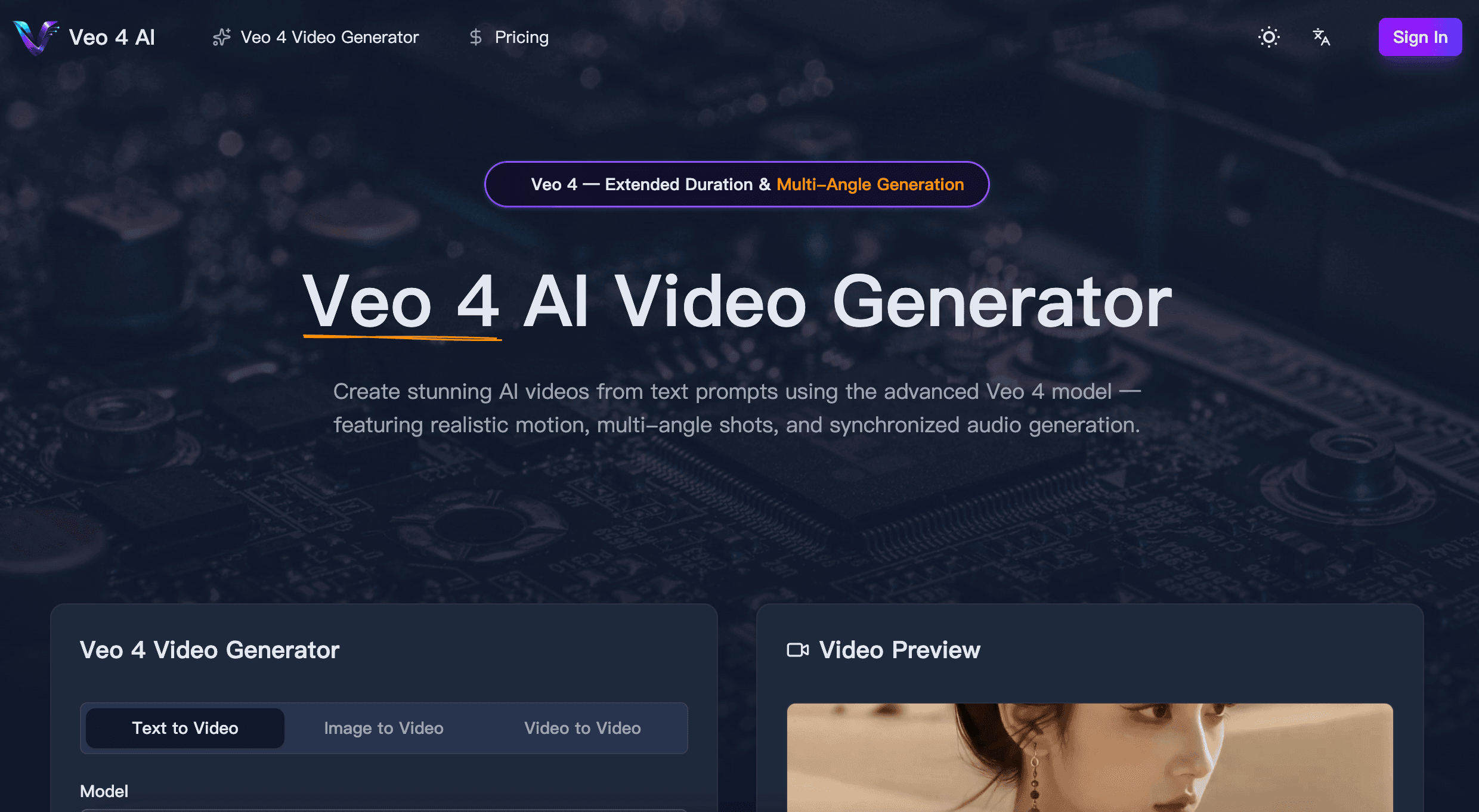Kling 4.0 AI screenshot 1