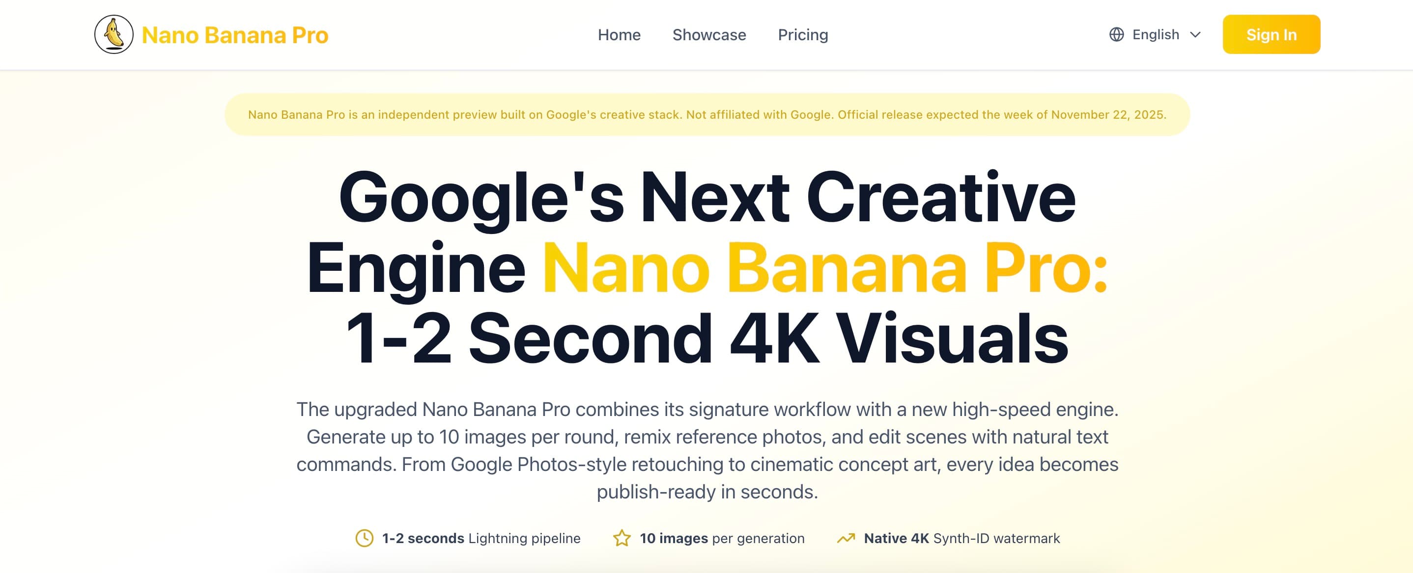 nano banana pro ai screenshot 1