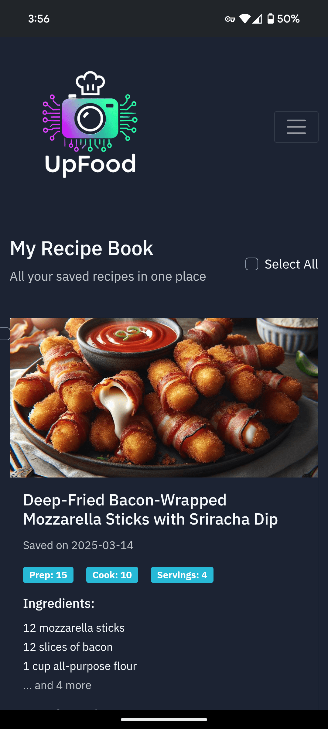 Upfood screenshot 1