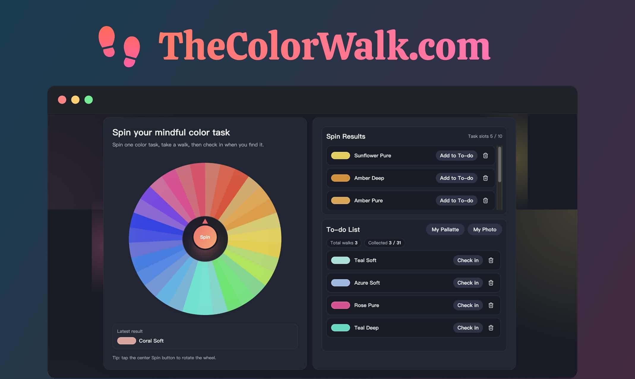 TheColorWalk screenshot 1