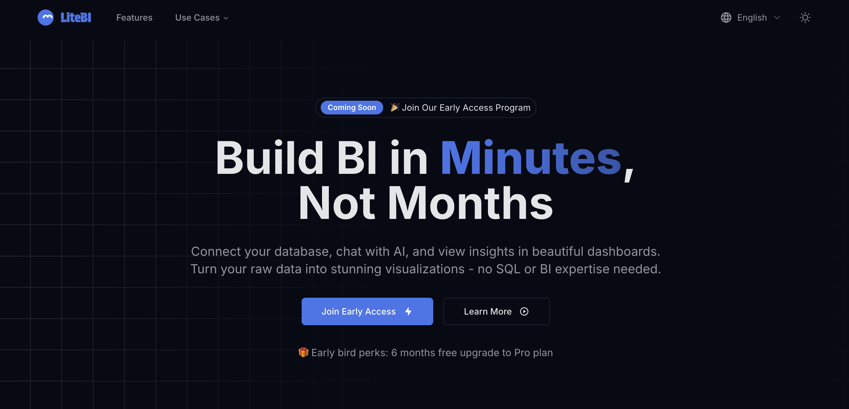 LiteBI screenshot 1