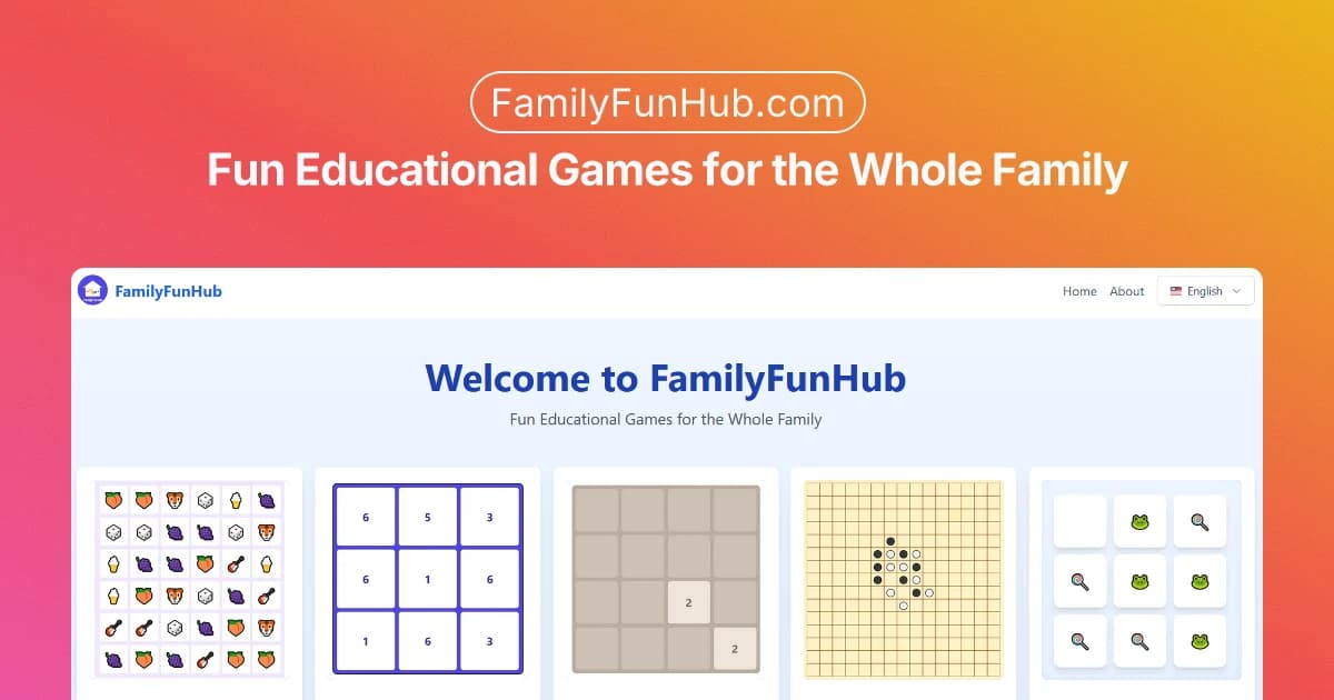 FamilyFunHub screenshot 1