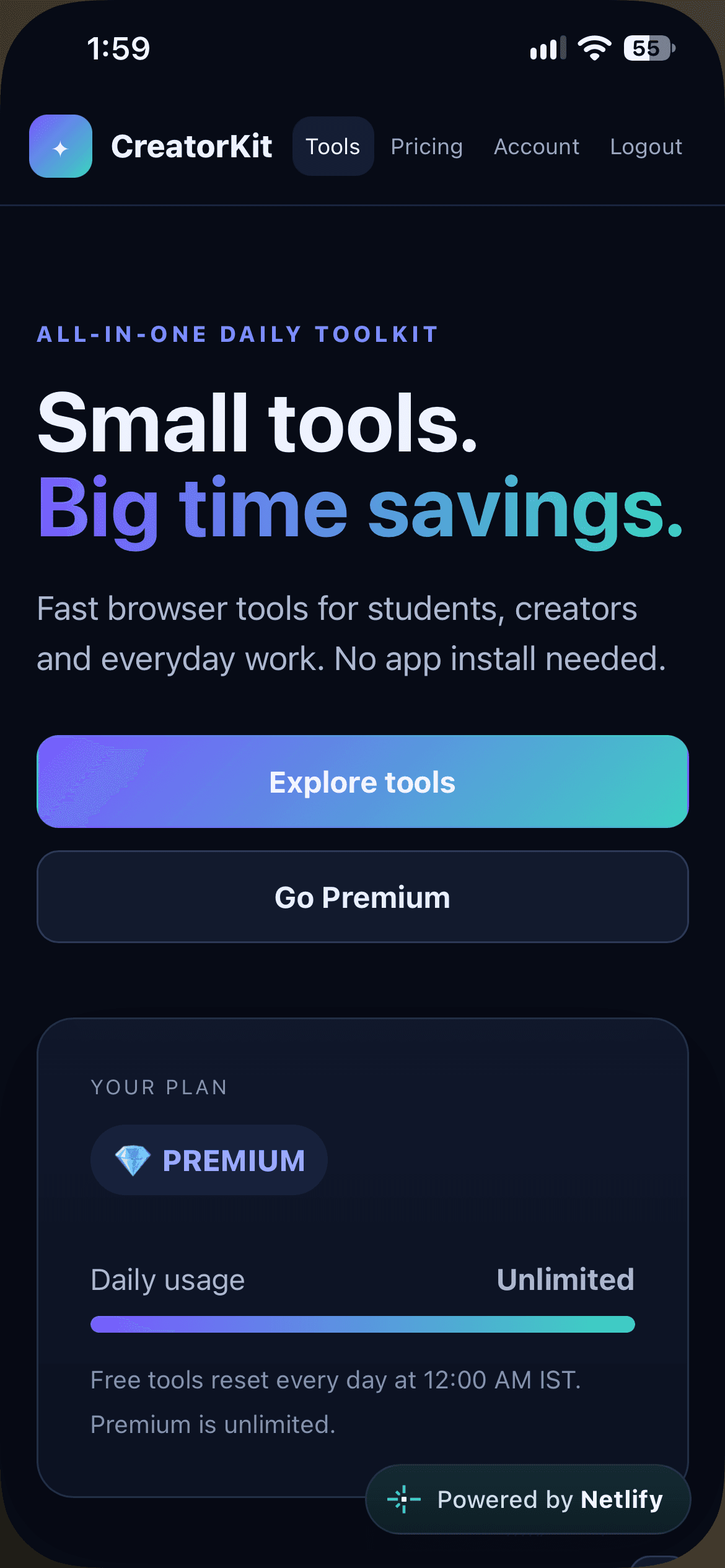 CreatorKit screenshot 1