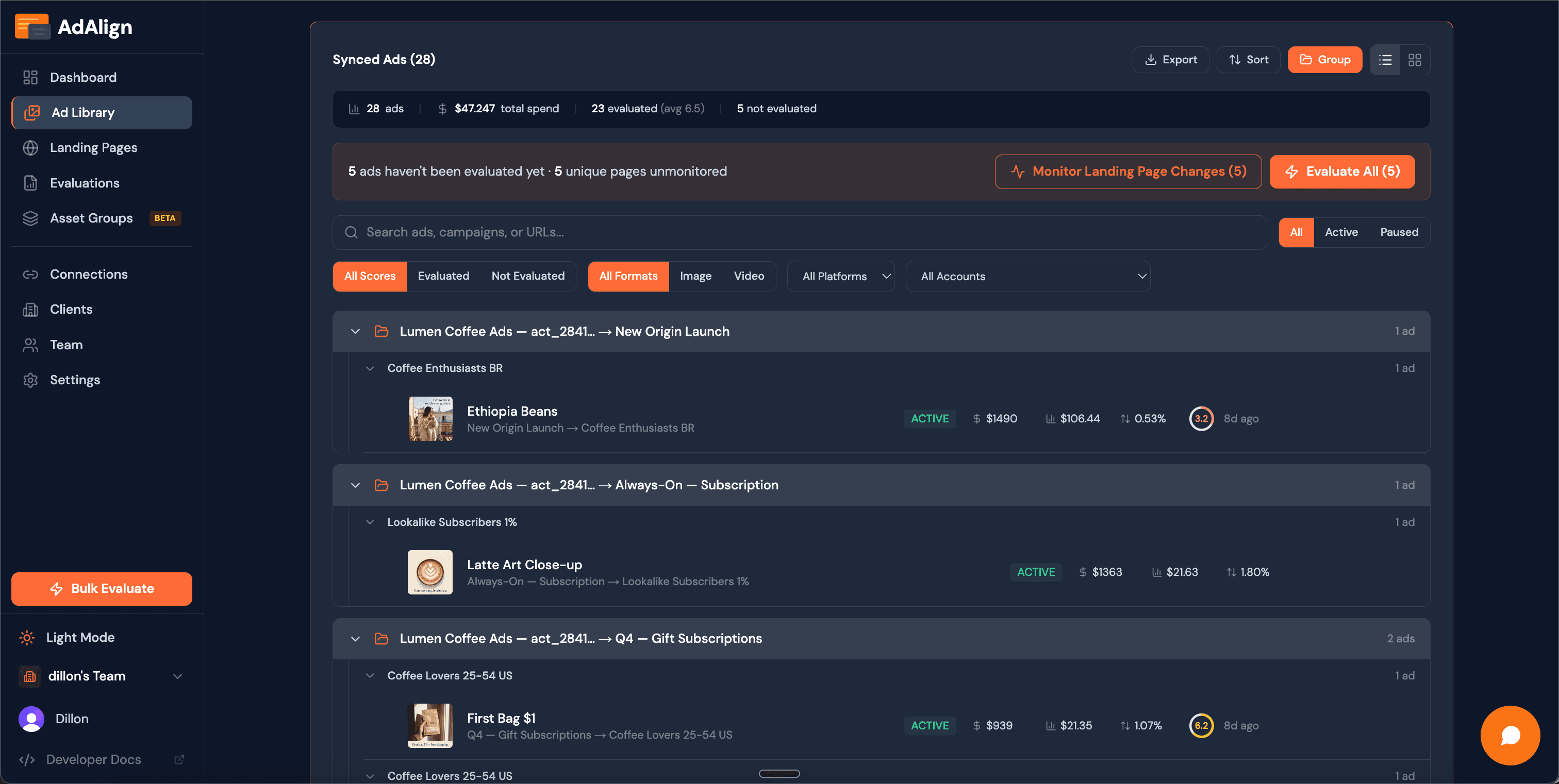 AdAlign screenshot 1