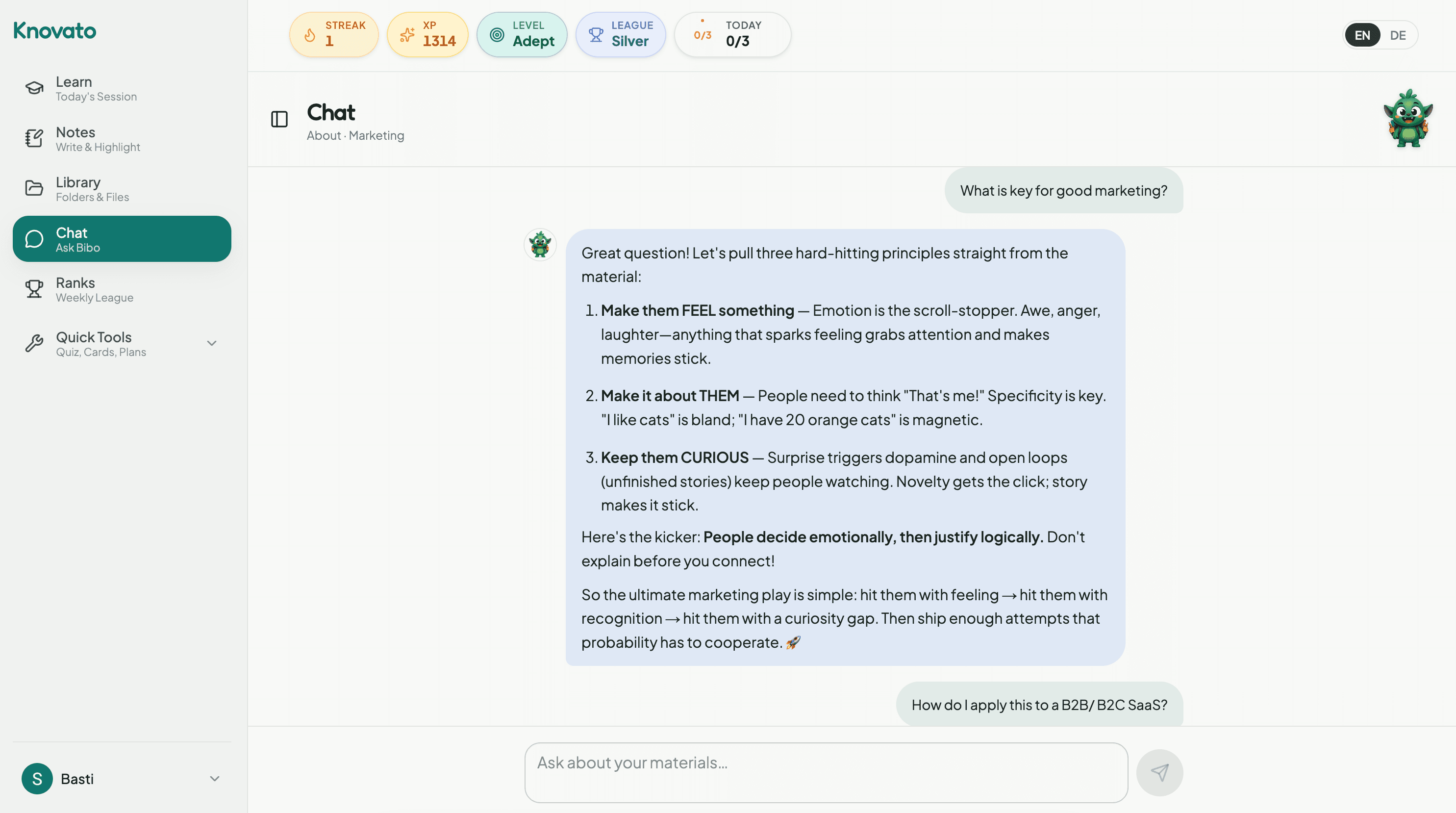 Knovato screenshot 1