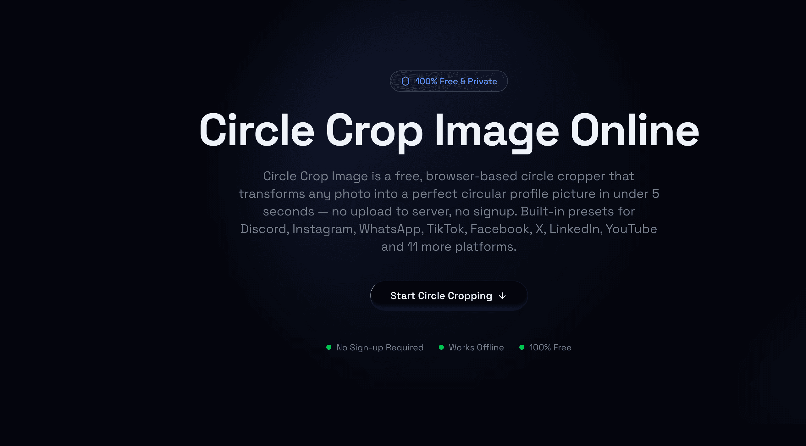 Circle Crop Image screenshot 1