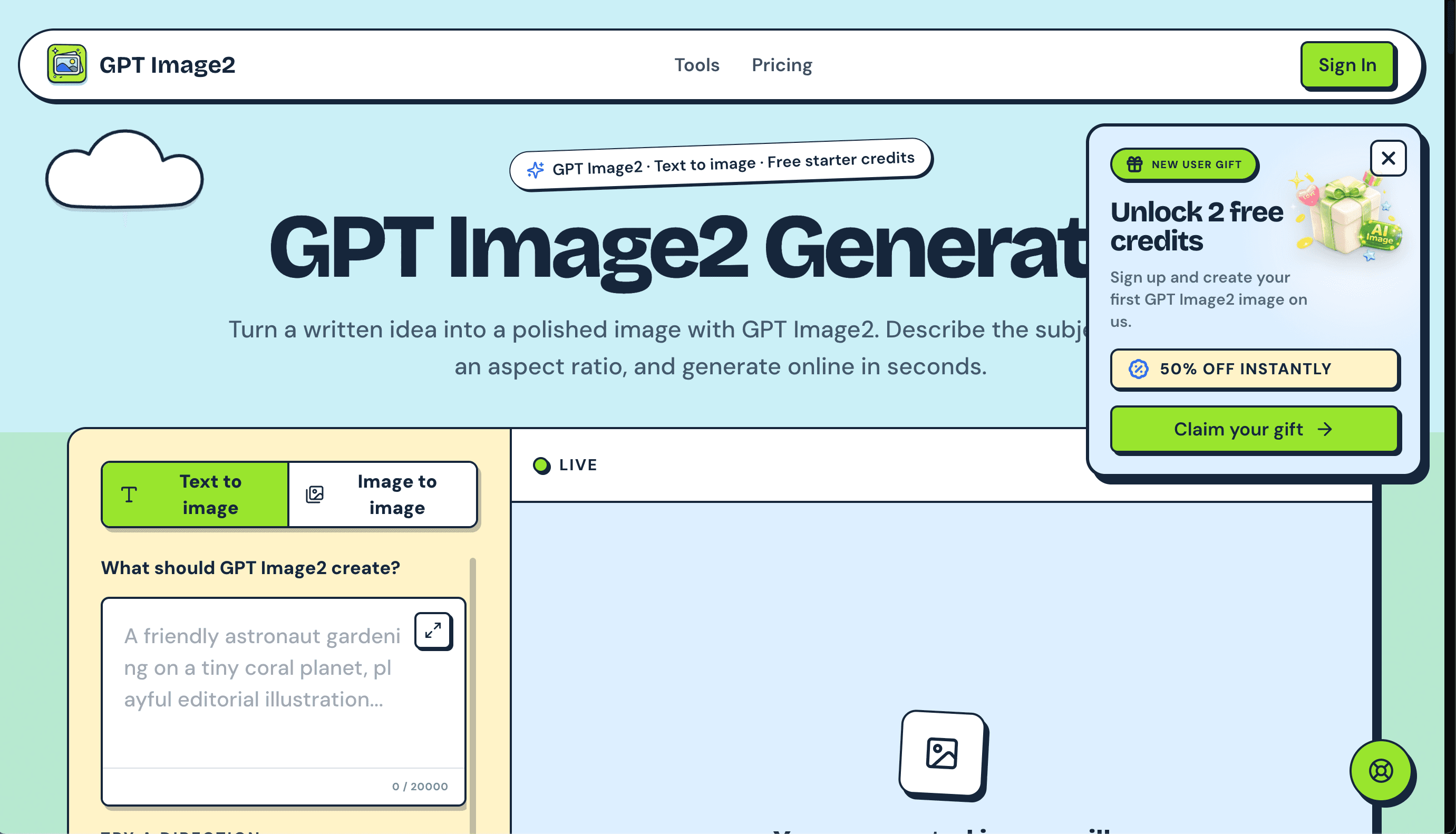 GPT Image2 Generator screenshot 1