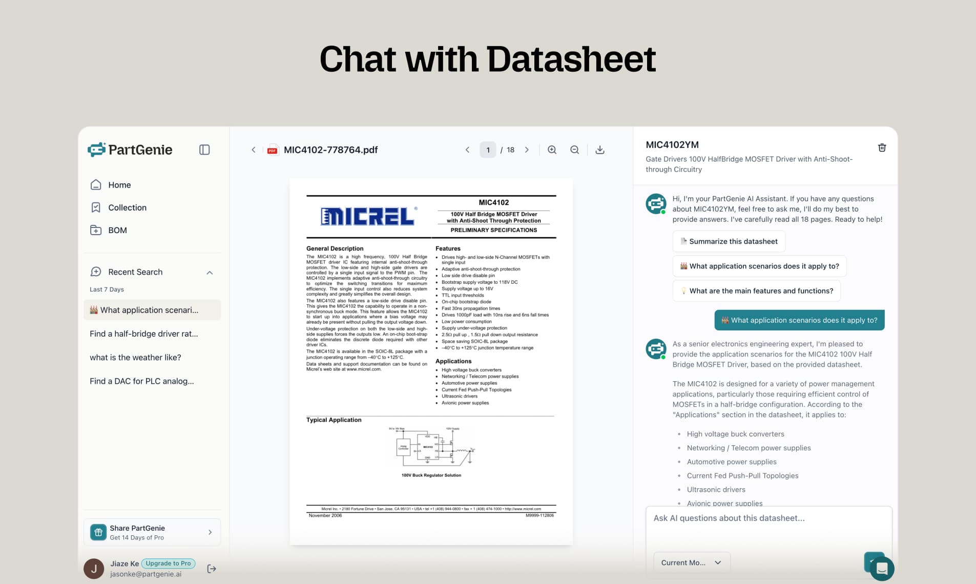 PartGenie screenshot 1