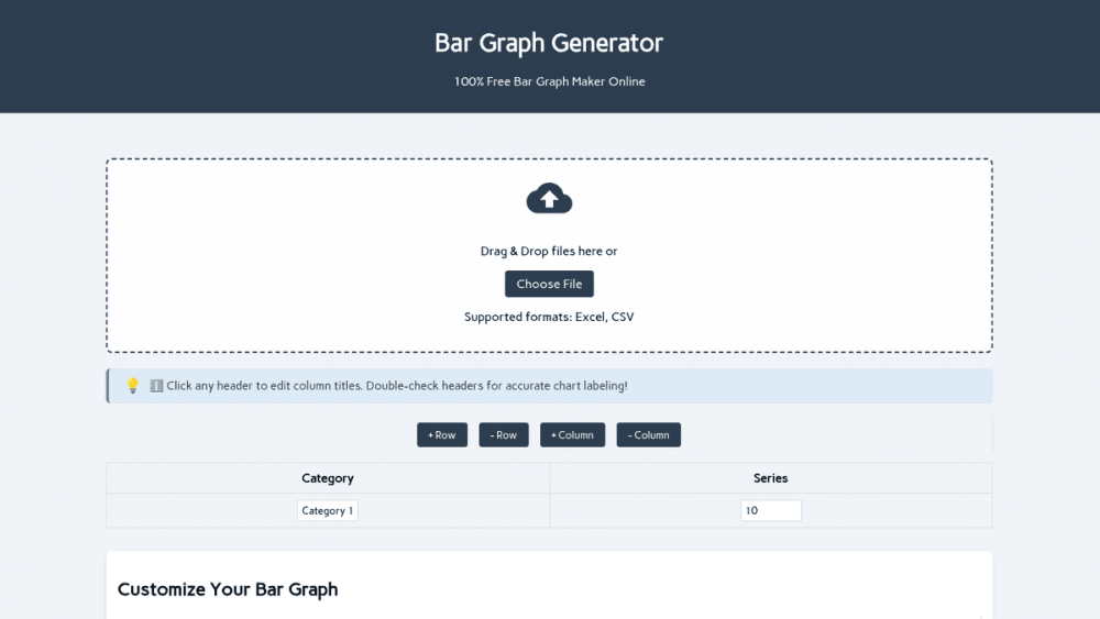 Bar Graph Generator screenshot 1