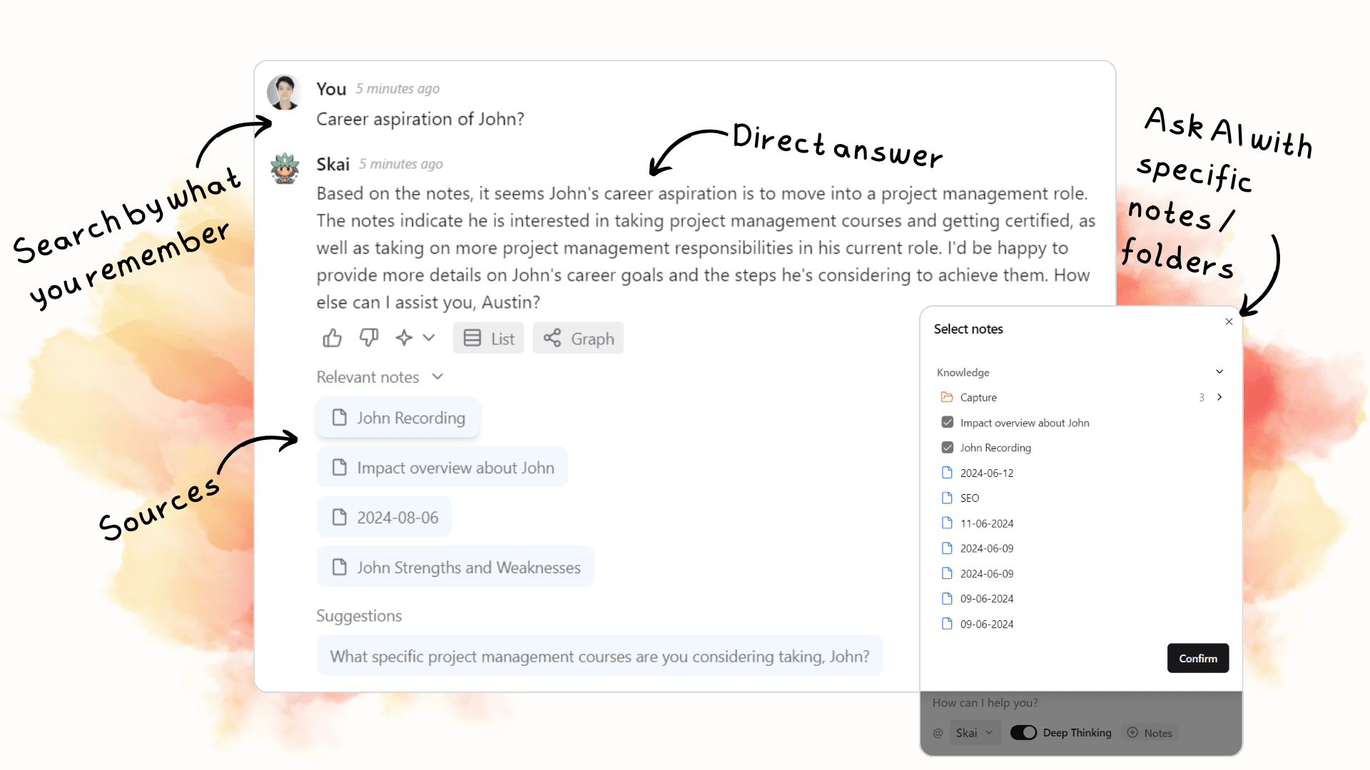 Saner.ai screenshot 1