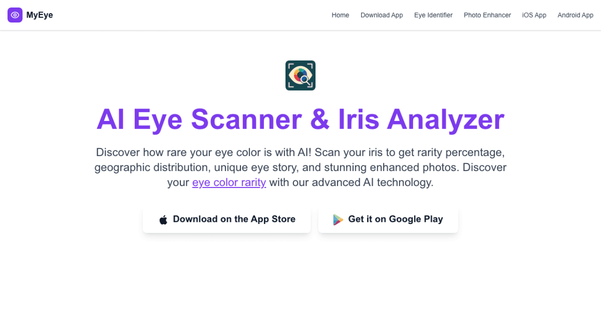 MyEye Eye Color Identifier screenshot 1