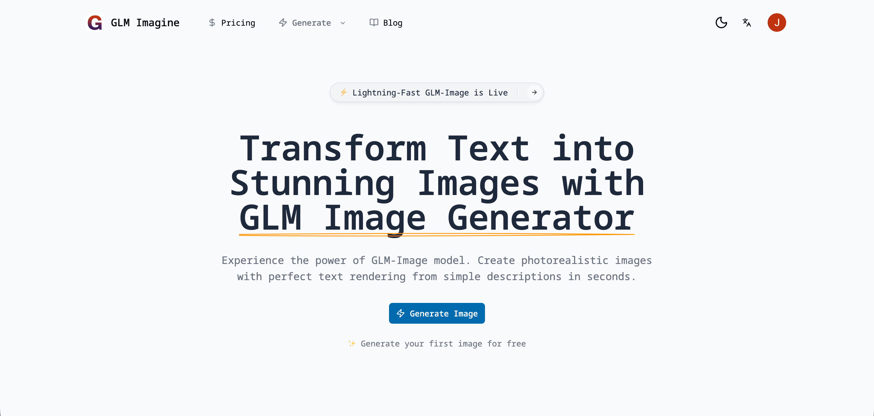 GLM Imagine screenshot 1