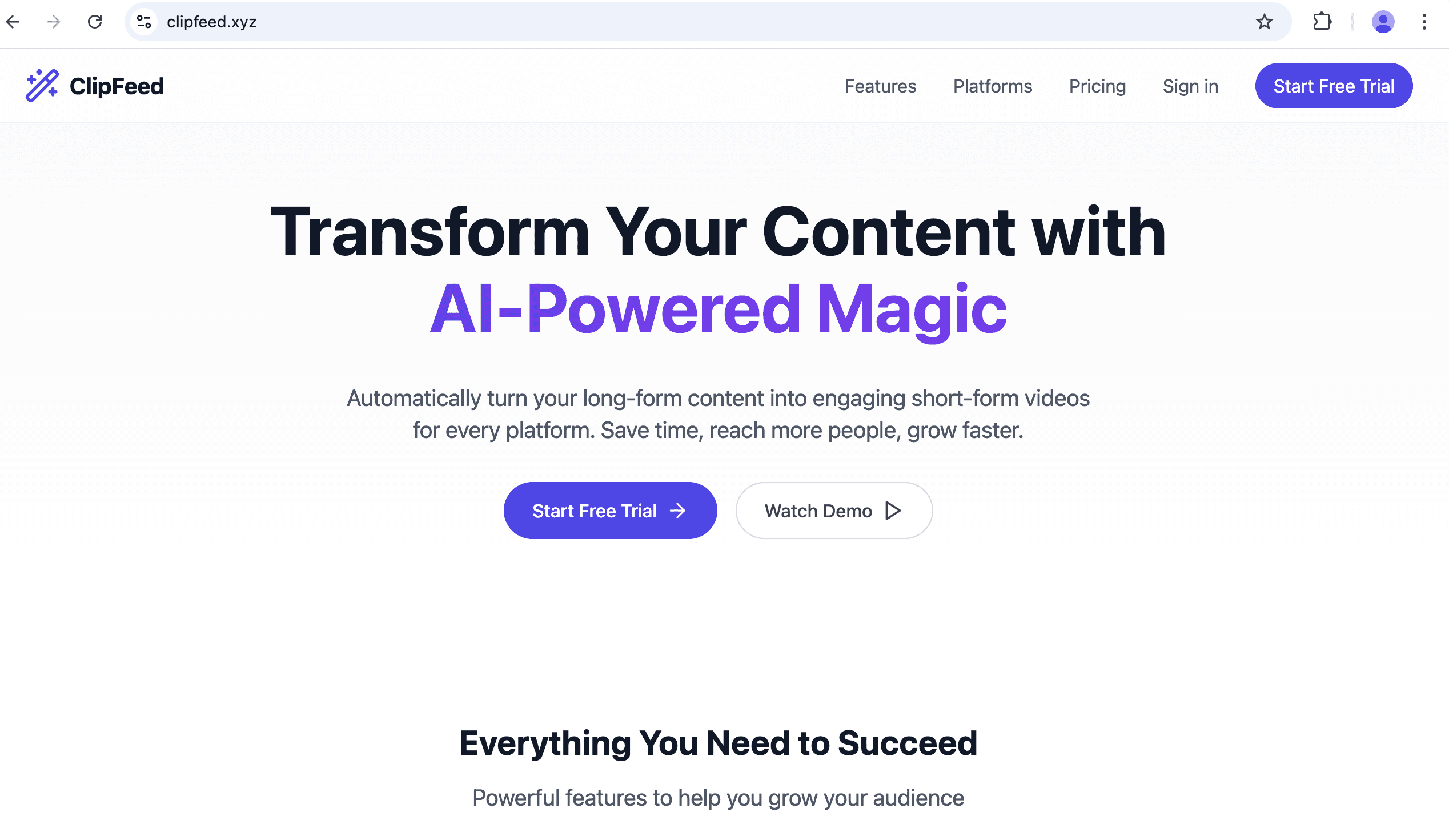 ClipFeed screenshot 1