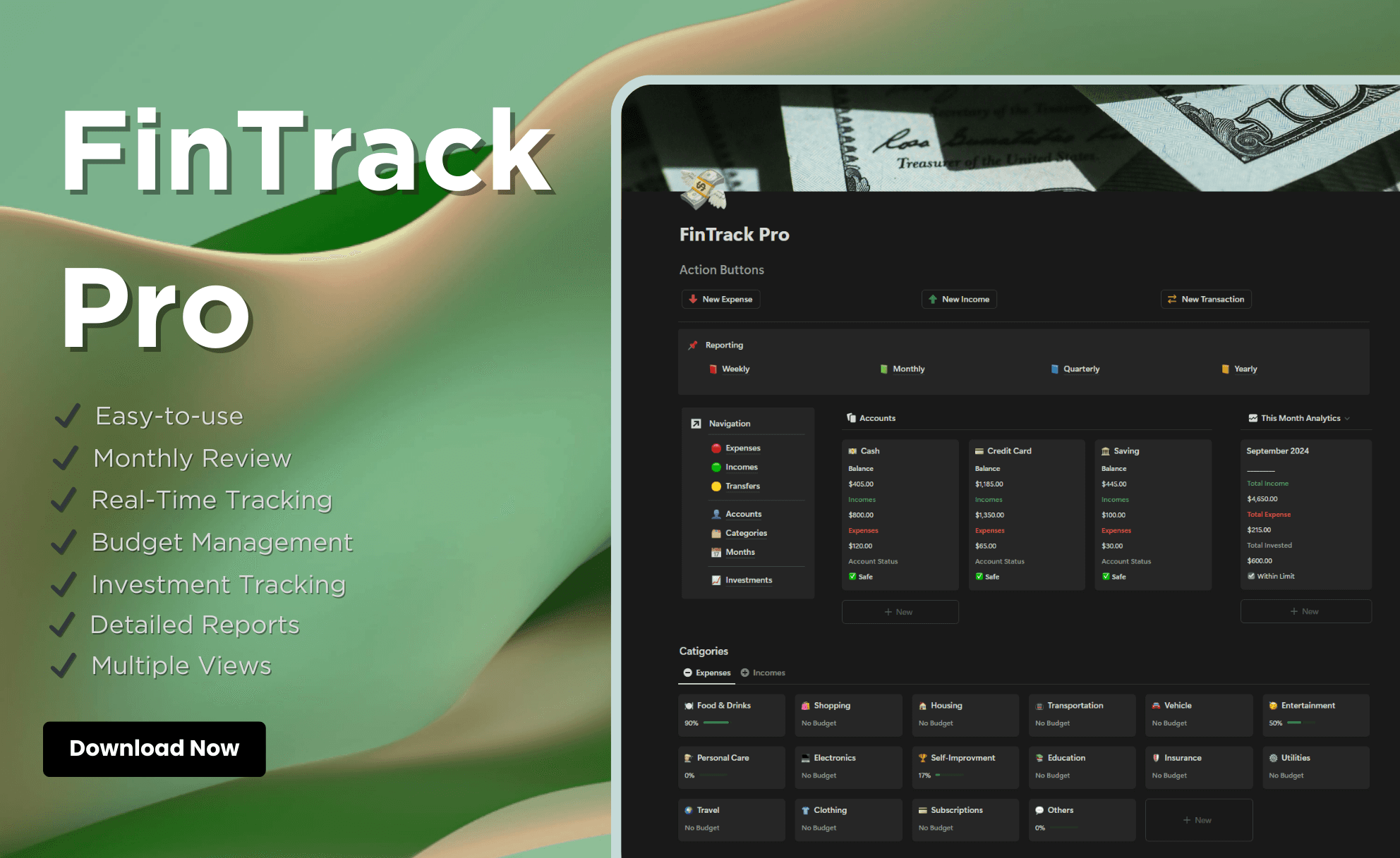  FinTrack Pro screenshot 1