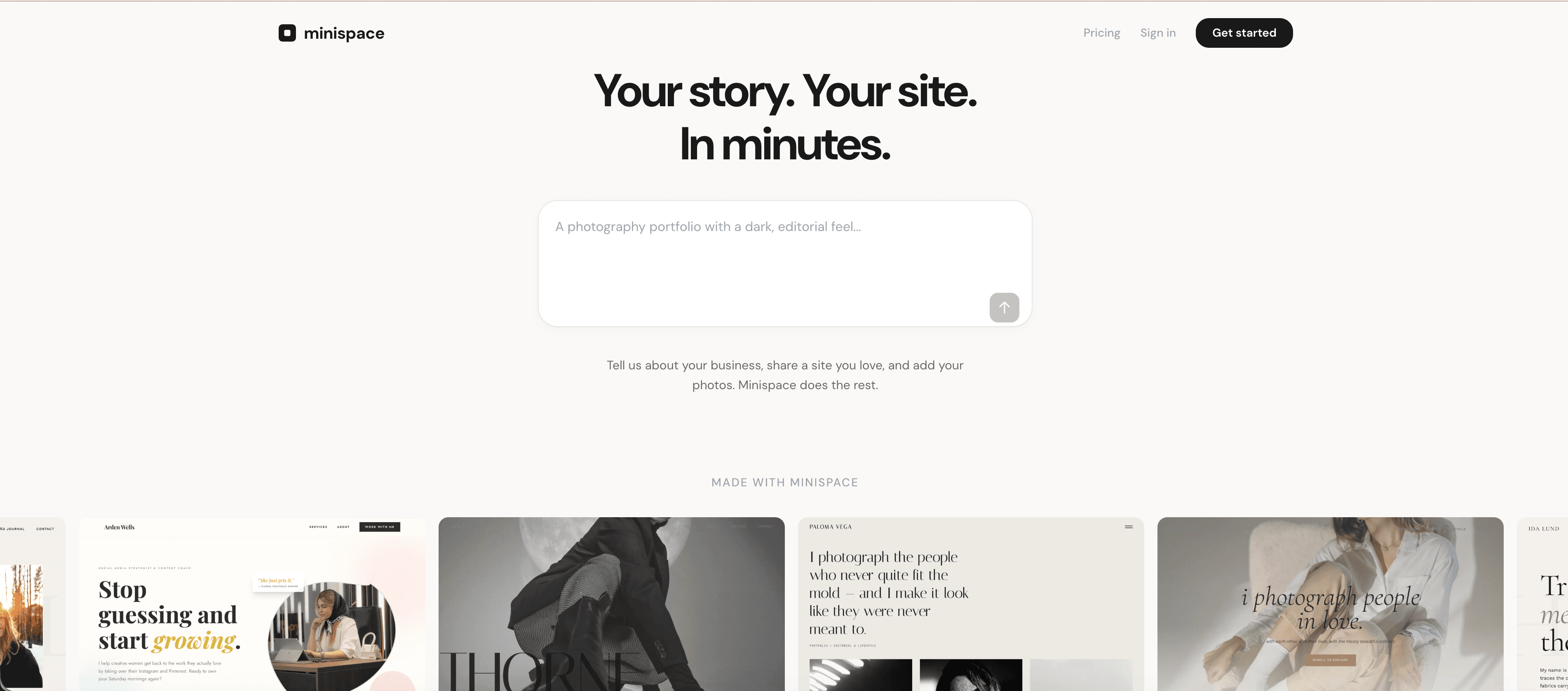 Minispace screenshot 1