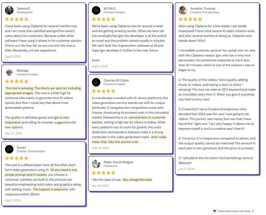 Cliplama screenshot 1